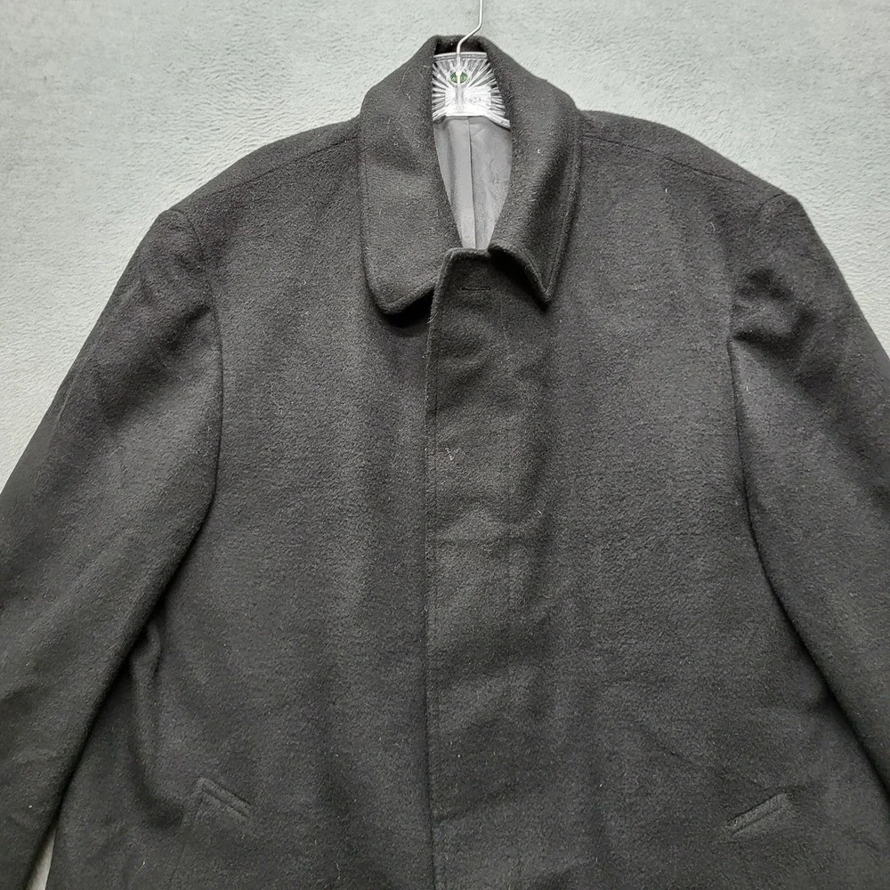 Lauren Ralph Men Blazer 44R Black Polyester Wool‎ Jake Long Sleeve